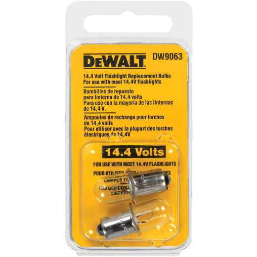 DeWalt 14.4V Xenon Replacement Flashlight Bulb (2-Pack)