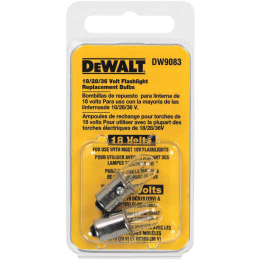DeWalt 18V Xenon Replacement Flashlight Bulb (2-Pack)