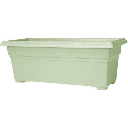 Novelty Countryside 30 In. Plastic Sage Flower Box Planter