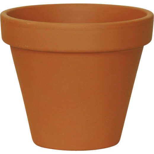 Ceramo 3-3/4 In. H. x 4-1/2 In. Dia. Terracotta Clay Standard Flower Pot