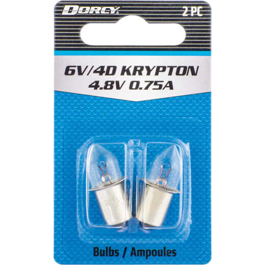 Dorcy Active Series Krypton 4.8V Flashlight Bulb (2-Pack)